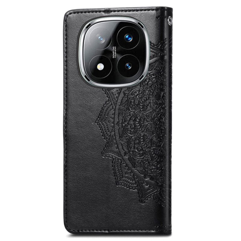 Läderfodral Xiaomi Redmi Note 14 Pro Plus 5g Telefonfodral Barockmandala