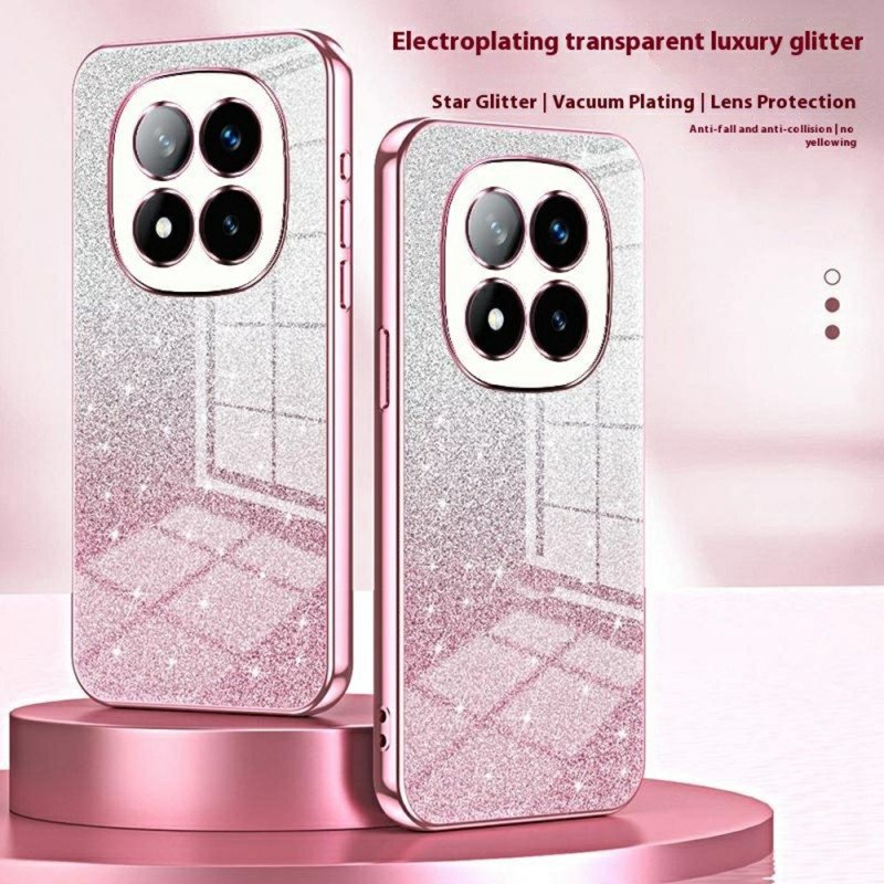 Skal För Xiaomi Redmi Note 14 Pro Plus 5g Gradient Glitter