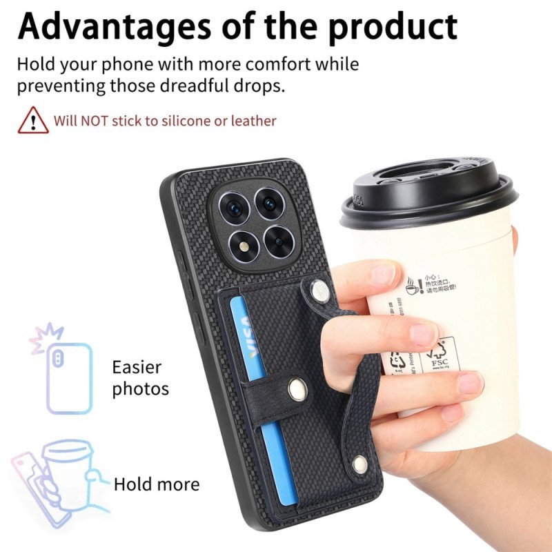 Skal Xiaomi Redmi Note 14 Pro Plus 5g Med Korthållare Och Manuell Rem