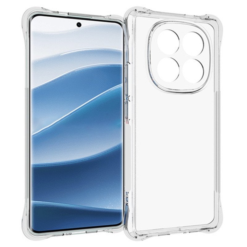 Skal Xiaomi Redmi Note 14 Pro Plus 5g Telefonfodral Förstärkt Transparent Skärmskydd Med Härdat Glas