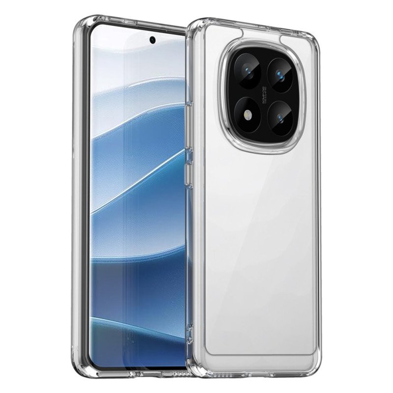 Skal Xiaomi Redmi Note 14 Pro Plus 5g Telefonfodral Transparent Skärmskydd Med Härdat Glas