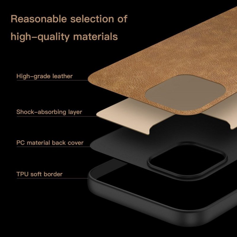 Skal Xiaomi Redmi Note 14 Pro Plus 5g Texturerad Lädereffekt