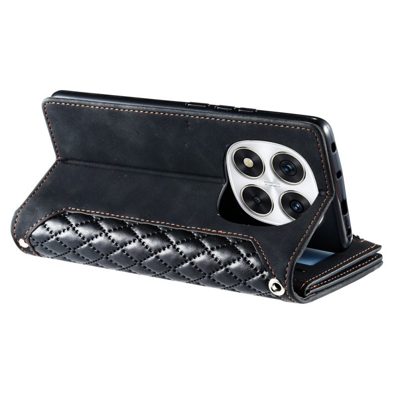 Skyddsfodral Xiaomi Redmi Note 14 Pro Plus 5g Quiltad Plånbok