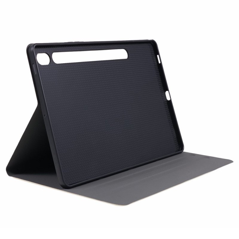 Case Samsung Galaxy Tab S10 Fe Plus Telefonfodral Lädereffekt