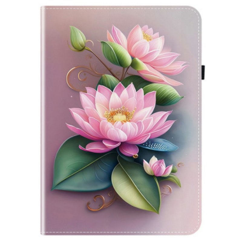 Case Samsung Galaxy Tab S10 Fe Plus Telefonfodral Lotusblomma