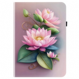Case Samsung Galaxy Tab S10 Fe Plus Telefonfodral Lotusblomma