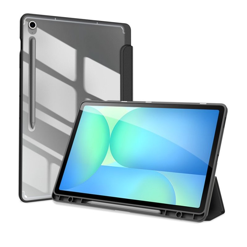 Samsung Galaxy Tab S10 Fe Plus Transparent Baksida Med Tre Paneler