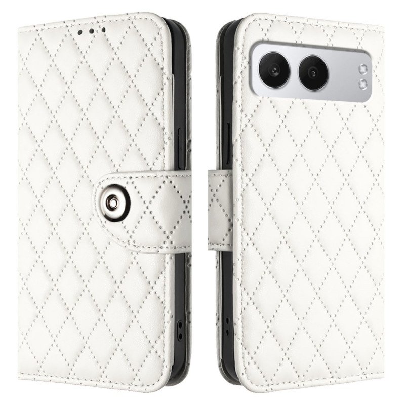 Fodral Oneplus Nord 4 Quiltad 7 Kortfack