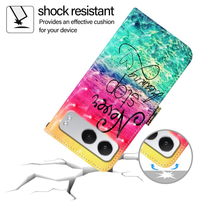 Fodral Oneplus Nord 4 Sluta Aldrig Drömmer