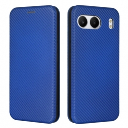 Folio-fodral Oneplus Nord 4 Kolfiber Fiber