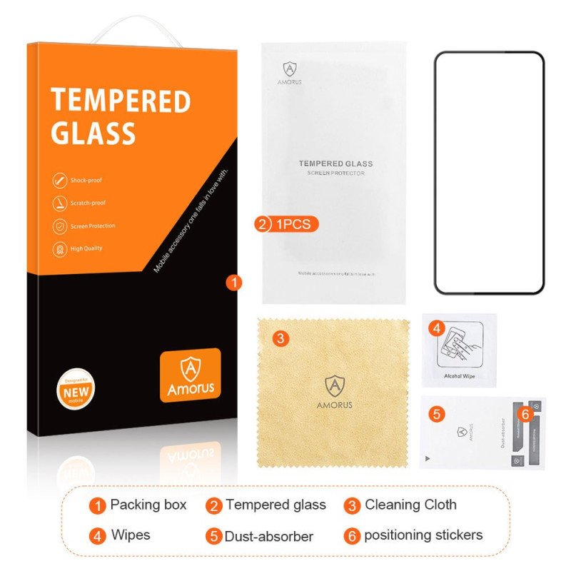 Heltäckande Skärmskydd I Härdat Glas För Oneplus Nord 4