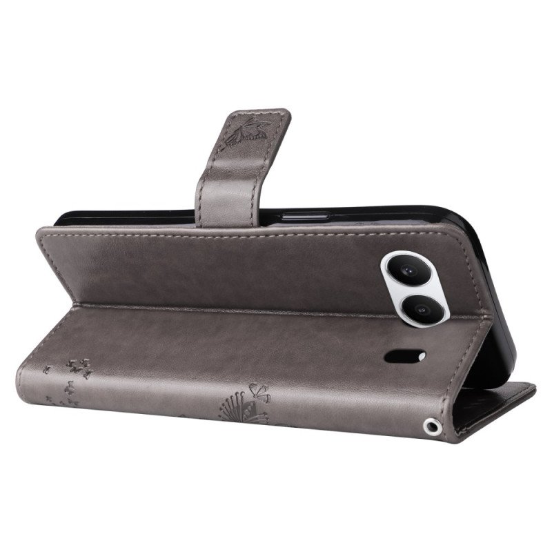 Läderfodral Oneplus Nord 4 Telefonfodral Träd Och Katt