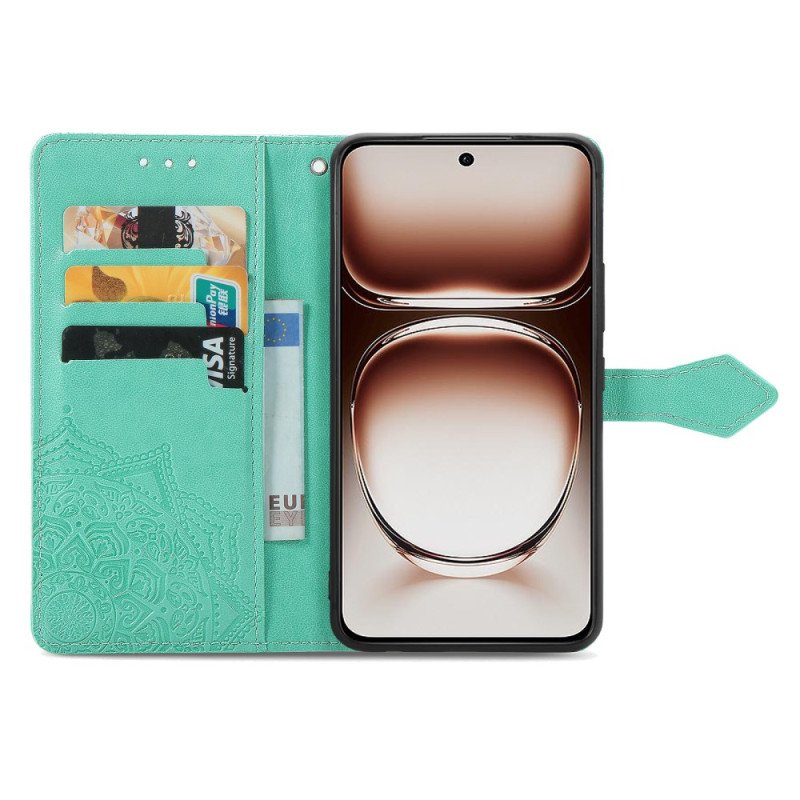 Läderskal Fodral Oneplus Nord 4 Barockmandala