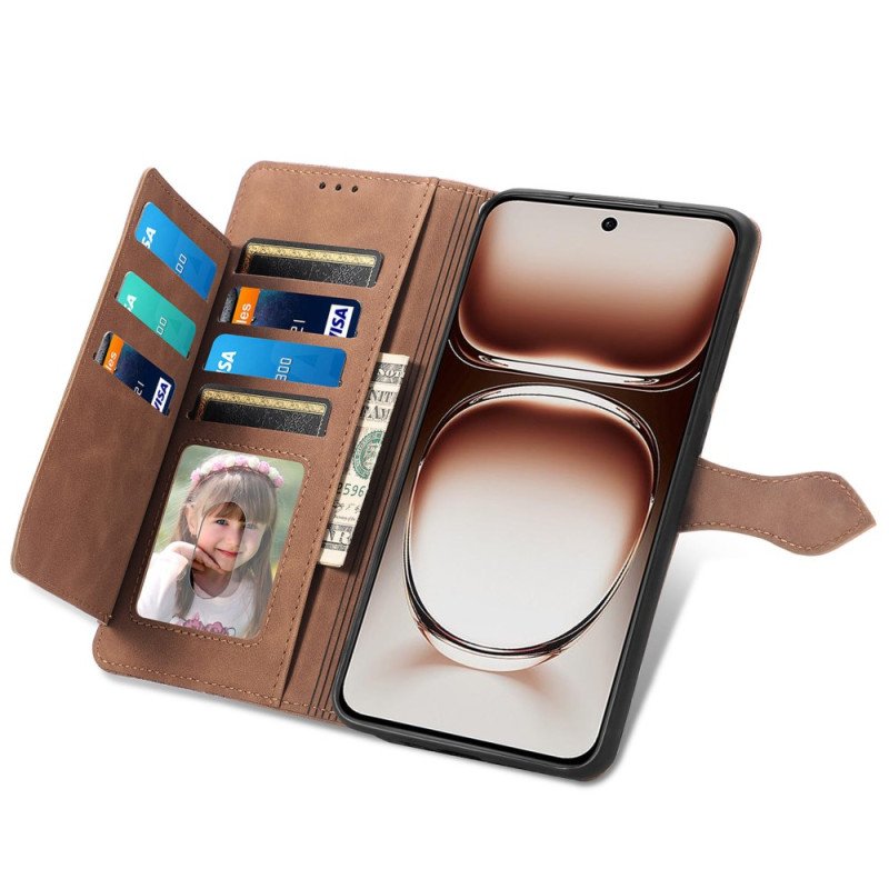 Läderskal Fodral Oneplus Nord 4 Spetsmönster