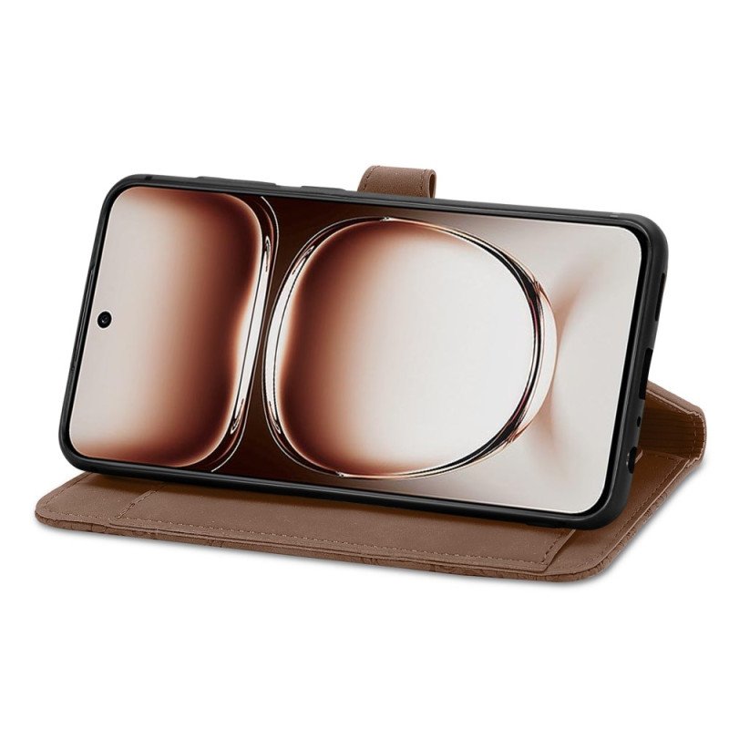 Läderskal Fodral Oneplus Nord 4 Spetsmönster