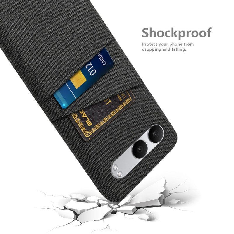 Skal Oneplus Nord 4 Korthållare I Tyg