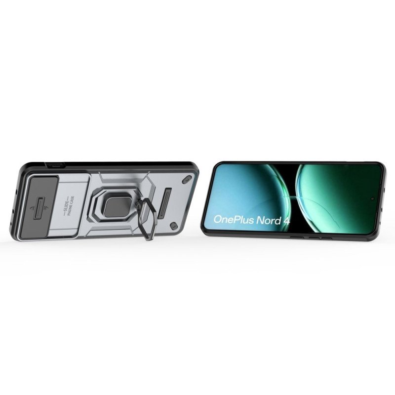 Skal Oneplus Nord 4 Slitstark Ring Med Linsskydd