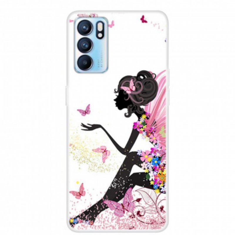 Skal Oppo Reno 6 5G Blomsterflicka