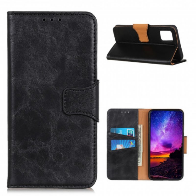 Fodral Poco M3 Folio-fodral Strukturerad Magnetisk Flik