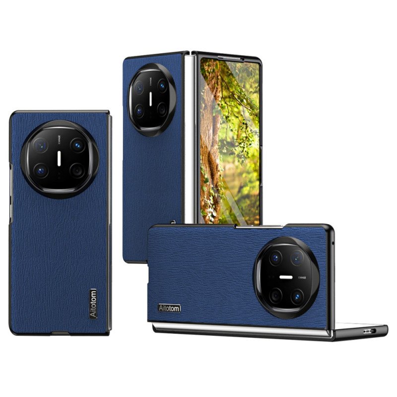 Skal Huawei Mate X6 Telefonfodral Trästruktur