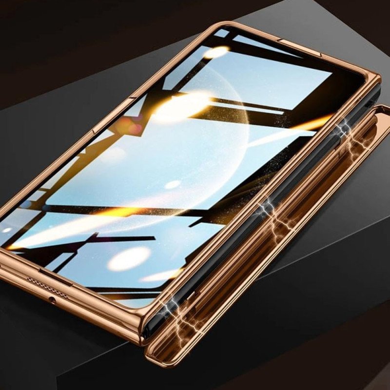 Skal Huawei Mate X6 Texturerat Konstläder Med Skärmskydd