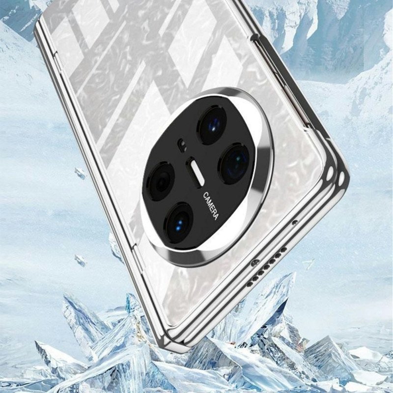 Skal Huawei Mate X6 Transparent Med Gångjärn Och Härdat Glas