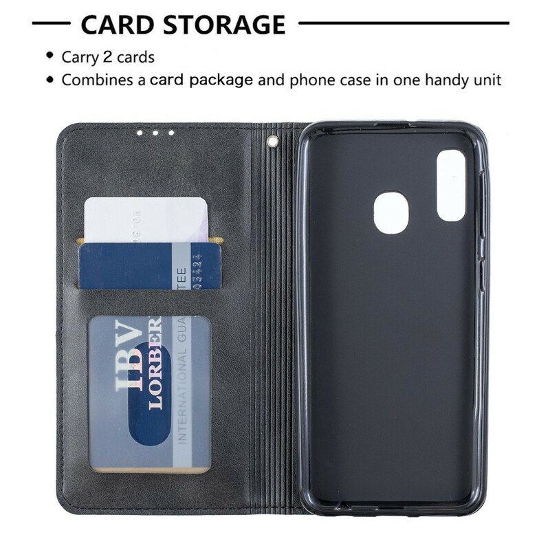 Folio-fodral Samsung Galaxy A20e Läderfodral Artist Stil