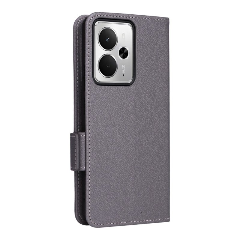 Fodral Realme 14t 5g Litchistruktur Med Rem