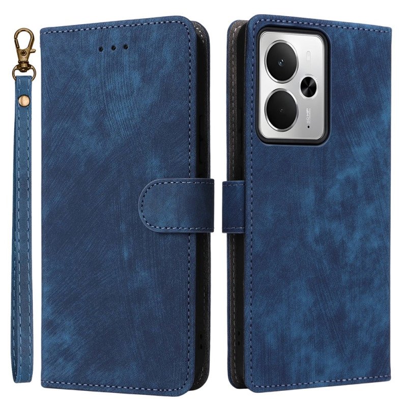 Fodral Realme 14t 5g Rfid-skydd Mockaeffekt