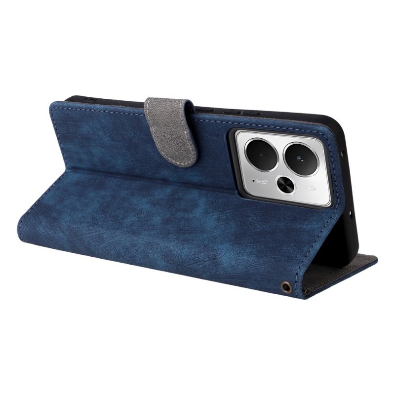 Fodral Realme 14t 5g Rfid-skydd Mockaeffekt