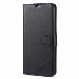 Läderfodral Xiaomi Mi Note 10 Lite Azns Konstläder