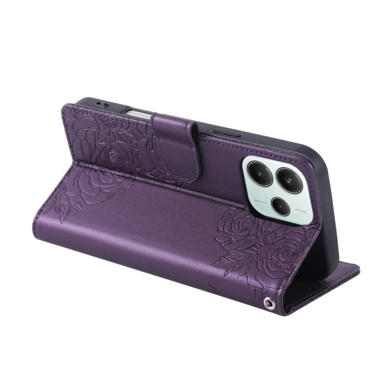 Fodral Xiaomi Redmi Note 14 5g Blommigt