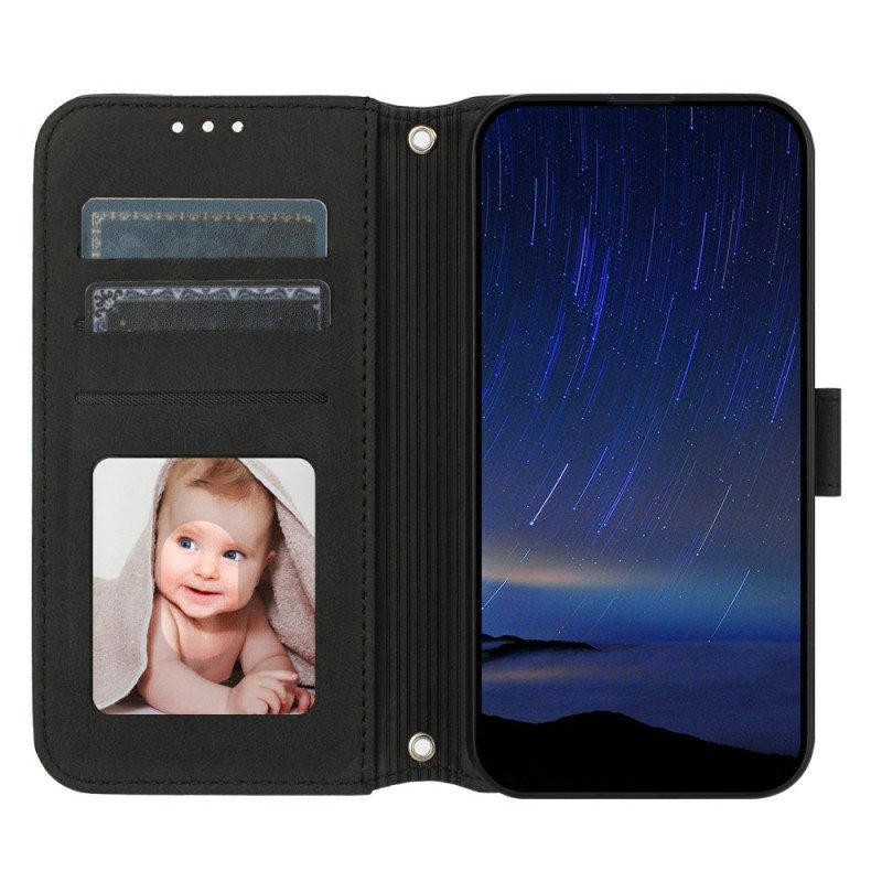 Fodral Xiaomi Redmi Note 14 5g Frismönster Med Rem