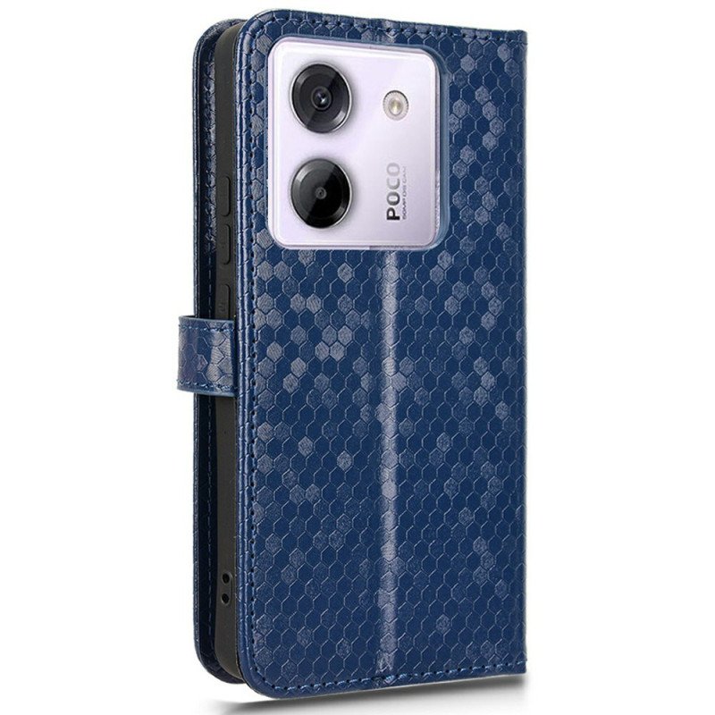 Fodral Xiaomi Redmi Note 14 5g Glänsande Spikar Med Snodd