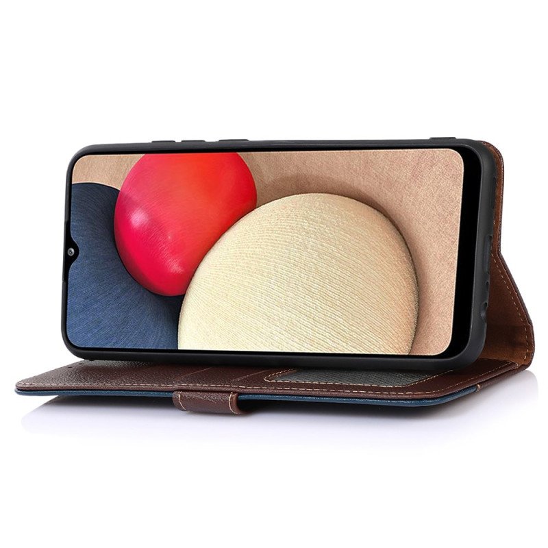 Fodral Xiaomi Redmi Note 14 5g Tvåfärgad Rfid-plånbok Khazneh