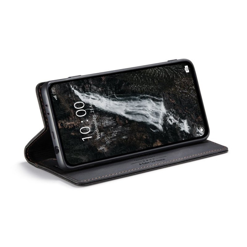 Folio-fodral För Xiaomi Redmi Note 14 5g Denimtyg
