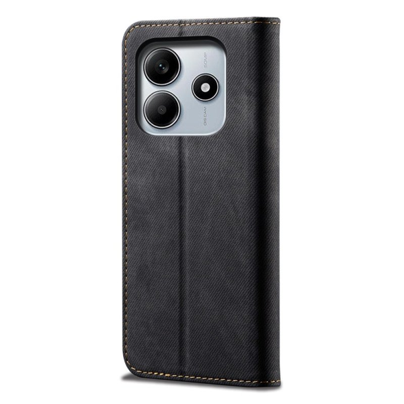 Folio-fodral Xiaomi Redmi Note 14 5g Denimtyg
