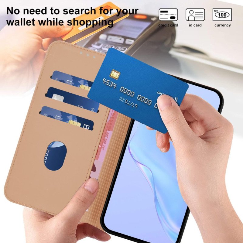 Läderfodral Xiaomi Redmi Note 14 5g Telefonfodral Läderarmband