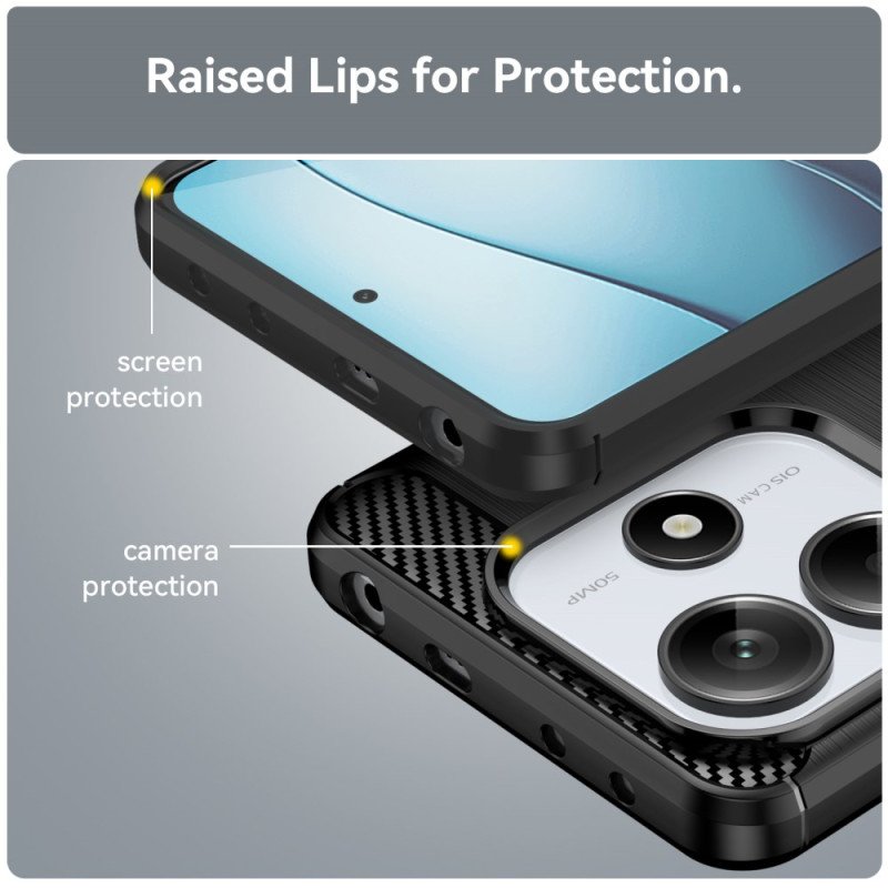 Skal Xiaomi Redmi Note 14 5g Borstad Kolfiber