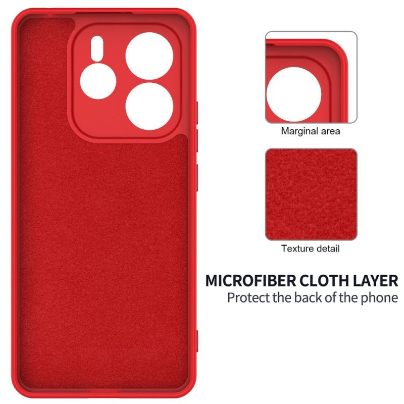 Skal Xiaomi Redmi Note 14 5g Flytande Silikon Med Snodd