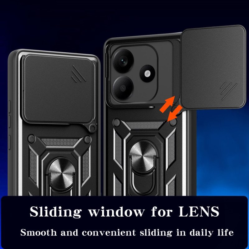 Skal Xiaomi Redmi Note 14 5g Skjutbart Kameraskydd Och Stativ