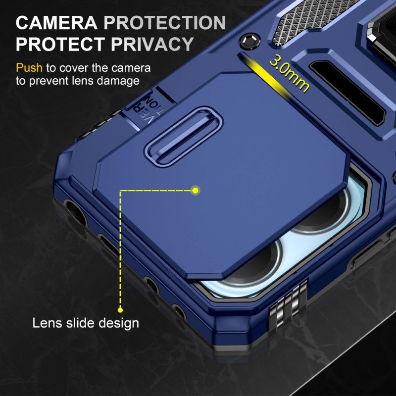 Skal Xiaomi Redmi Note 14 5g Ultratålig Med Stativ Och Linsskydd