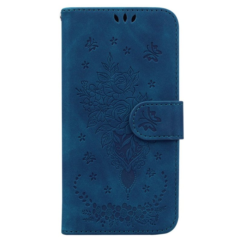 Skyddsfodral Xiaomi Redmi Note 14 5g Fjärils- Och Blommönster