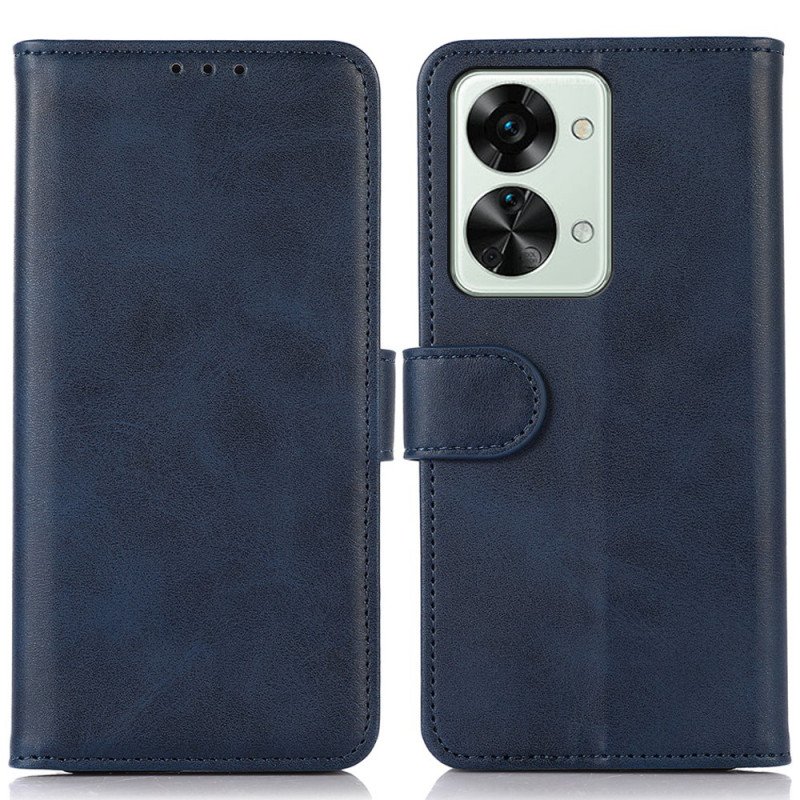Fodral OnePlus Nord 2T 5G Klassisk Läderstil