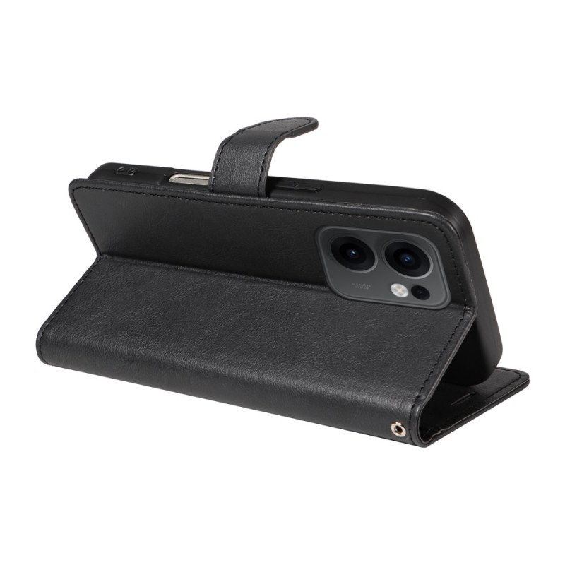 Fodral För Oppo Reno 13f 4g / 5g / 13 Fs 5g Enkelt Konstläder