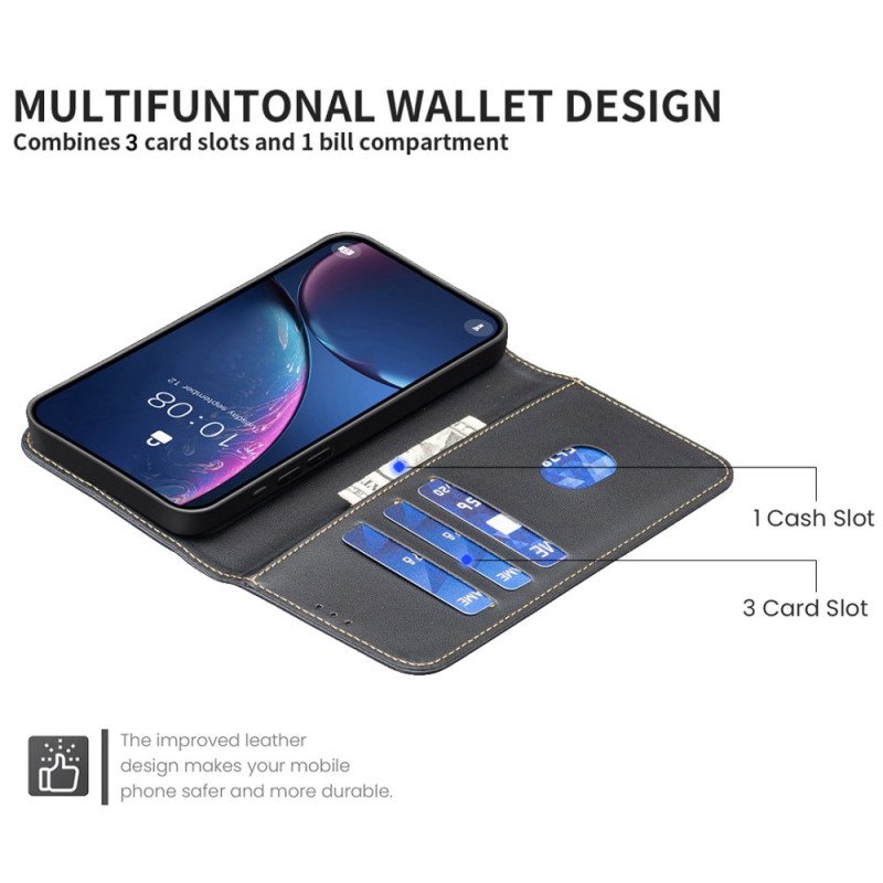 Fodral För Oppo Reno 13f 4g / 5g / 13 Fs 5g Konstläder Binfen-färg