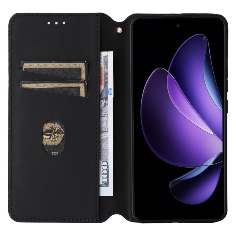 Folio-fodral Oppo Reno 13f 4g / 5g / 13 Fs 5g 3d-diamanter