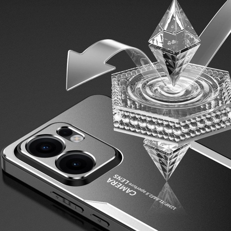 Skal Oppo Reno 13f 4g / 5g / 13 Fs 5g Telefonfodral Metalleffekt