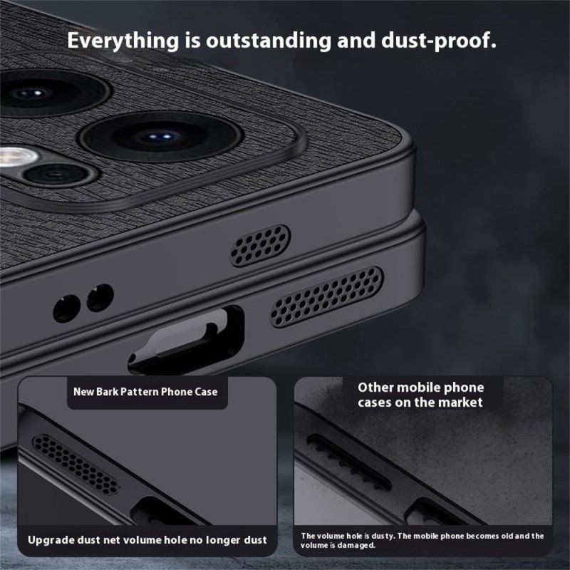 Skal Oppo Reno 13f 4g / 5g / 13 Fs 5g Träeffekt