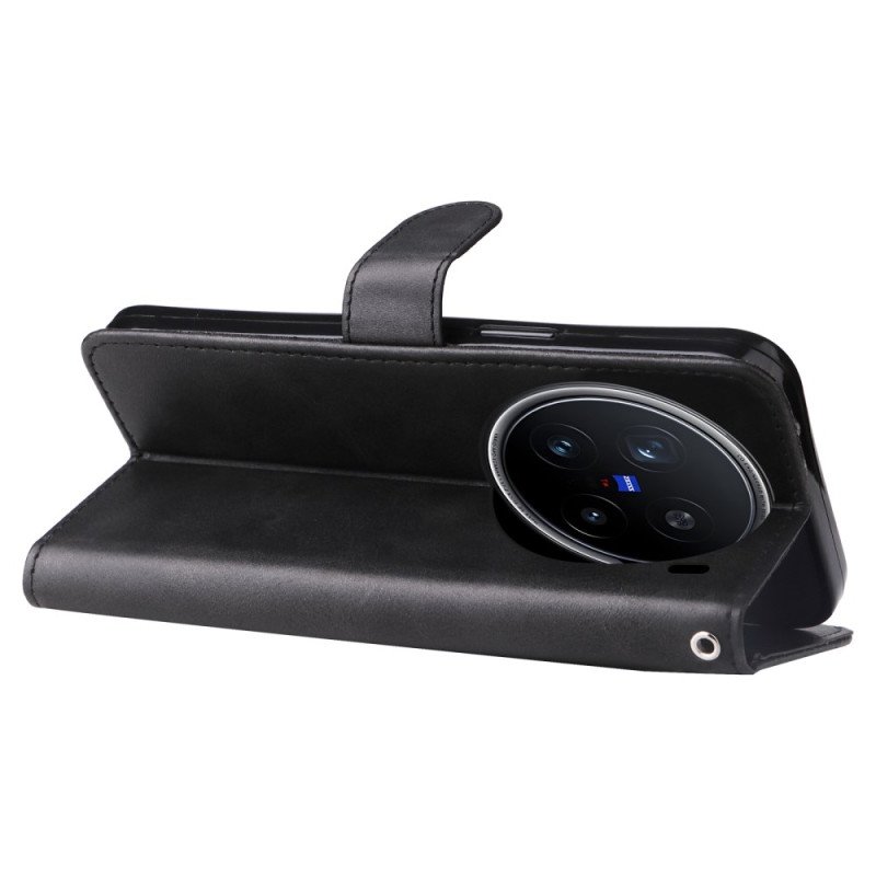 Fodral Vivo X200 Pro Plånbok Med Dragkedja